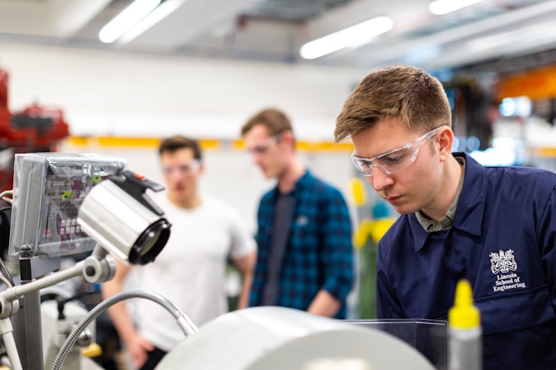 High-density 6-layer FR-4 printed circuit board stackup showing controlled impedance microstrip traces and via stitching